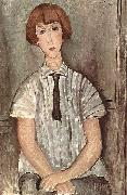 Amedeo Modigliani Madchen mit Bluse painting